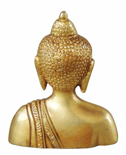 Brass Buddha Half Statue 0.4kg